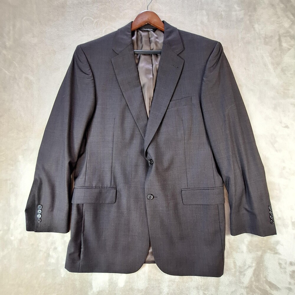 Jos A Bank Blazer Mens 42 Long Brown Wool Signature Collection Jacket